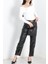 Ceylinmoda Kemer Detay Madonna Yaka Bluz Beyaz - 7221.1918. 2