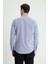 Uzun Kol Slim Fit Dar Kesim Çizgili Pamuklu Kolay Ütülenebilir Gömlek 3