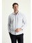 Uzun Kol Slim Fit Dar Kesim Çizgili Pamuklu Gömlek 1