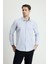 Uzun Kol Slim Fit Dar Kesim Çizgili Pamuklu Gömlek 1