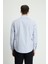 Uzun Kol Slim Fit Dar Kesim Çizgili Pamuklu Gömlek 2