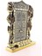 Gold Biblo 25 cm Gül Kabe Kapısı Allah Muhammed Yazılı Polyester Üzerine Metal Kaplama Biblo 3