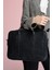 Crazy Siyah Renk Macbook Organizer 13 ve 14 Inç Laptop Evrak Çantası 2