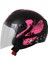 Sw 715 Pink Matt Black Yarım Kask 1