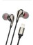 E82 Lightning Stereo Kulak Içi Kablolu Kulaklık Siyah 1