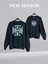 Rkek Siyah Regular Choppers Baskılı 0 Yaka 3 Iplik Sweatshirt 3