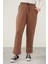 Beli Lastikli Pantalon 410018 Kahve 1
