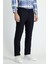 Slim Fit Dar Kesim Likralı Klasik Kuşgözü Kumaş Pantolon 2