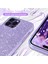 Apple iPhone 13 Pro Max Kılıf Parlak Simli Muhteşem Görünüm, Sert ve Dayanıklı Iki Katmanlı Ultra Koruma Sert Silikon 3