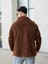 Peluş Ceket Kahve 5