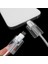 Şeffaf Silikon Kablo Koruyucu Type-C Lightning Apple iPhone Samsung Xiaomi Uyumlu 2 Adet 2