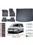 Volkswagen Caddy 2017 Model Esnek Bagaj Havuzu Paspası Araca Özel Siyah Kokusuz Paspas Takımı 1