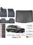 Ford Focus 5 Stw 2022 Model Alt Esnek Bagaj Havuzu Araca Özel Siyah Paspas Takımı 1