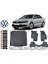Volkswagen Jetta 2012 Model Cepsiz Bagaj Havuzu Araca Özel Siyah Ekstra Havuzlu Paspas Takımı 1