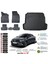 Renault Fluence 2011 Model Esnek Bagaj Havuzu Araca Özel Siyah Paspas Takımı 1