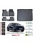 Ford Puma 2021 Model Alt Esnek Bagaj Havuzu Araca Özel Siyah Paspas Takımı 1