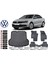 Volkswagen Jetta 2015 Model Cepli Bagaj Havuzu Araca Özel Siyah Ekstra Havuzlu Paspas Takımı 1