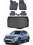 Volkswagen T-Cross 2020 Model Alt Bagaj Havuzu Araca Özel Siyah Paspas Takımı 1
