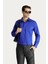 Uzun Kol Slim Fit Dar Kesim Non Iron Saten Pamuklu Gömlek 2