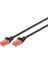 Dıgıtus DK-1617-005/BL 50CM Utp Cat6 Patch Kablo Sıyah Cu, Lszh Awg 26/7 1