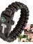 Survıval Pusulalı Hayatta Kalma Bilekliği Kamp Bileklik Düdük Çok Amaçlı Outdoor Aksesuar Kit 2
