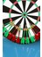 Hedef Tahtası Eğlence Seti Dart Seti 43 cm (17 Inç) Büyük Boy + 4 Dart Oku (18 Gr) 1