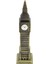 Retro London Big Ben Saat Kulesi Yapı Modeli Dekoratif Biblo Antik Bronz Obje 5
