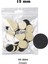 50 Adet 15 mm Pododisk Zımparası - 80/120/180/240 Grit (Sertlik) Seçenekleri 1