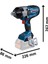 Gds 18 V-1600 Hc Darbeli Somun Sıkma (2X8.0AH) 2