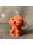 El Yapımı Sevimli Köpek Mum - Pembe / 8 x 8 cm 1