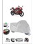 Rks Srk250 Rs Için Arka Çanta Ve Kilit Uyumlu Gri Motosiklet Branda, Güvenli 1