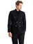 Slim Fit Dar Kesim Desenli Kruvaze Ceket 1