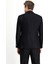Slim Fit Dar Kesim Desenli Kruvaze Ceket 5