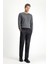 Slim Fit Dar Kesim Likralı Örme Klasik Kumaş Pantolon 4