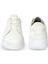 Beyaz Casual Bağcıklı Deri Sneakers 7