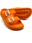 Çift Toka Hafif Eva Yazlık Plaj Terliği Havuz Terliği Lavabo Terliği Turuncu 5