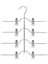 Organizasyon ve Depolama Etek Pantolon Askıları Yerden Tasarruf, 3'lü Paket 4 Katlı Dolap Düzenleyicileri ve Saklama, Pembe (Yurt Dışından) 1