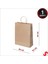 Büküm Saplı Kraft Çanta 32 x 26 x 12 cm , Natürel - 1 Adet 2