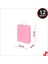 Büküm Saplı Kraft Çanta 22 x 16 x 8 cm , Pembe - 12 Adet 2
