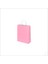 Büküm Saplı Kraft Çanta 22 x 16 x 8 cm , Pembe - 1 Adet 1
