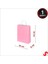 Büküm Saplı Kraft Çanta 22 x 16 x 8 cm , Pembe - 1 Adet 2
