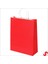 Büküm Saplı Kraft Çanta 32 x 26 x 12 cm , Kırmızı - 1 Adet 3