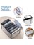 6pc Yıkanabilir Dolap Elbise Organizatörü, Katlanmış Kumaş Için Yıkanabilir Elbise Organizatörü, Giysi Saklama (2 Büyük + 4 Küçük) (Yurt Dışından) 5