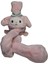 Spteks Kitti 4-8 Yaş Kız Çocuk Koyu Pembe Renk 2 Li Takım Atkı Bere Örme Set 3