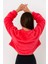Kadın Sweatshırt Crop Bluz 3
