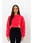 Kadın Sweatshırt Crop Bluz 4