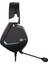 HT402 USB + 3.5mm Jack Kablolu RGB LED Aydınlatmalı Çıkartılabilir Mikrofonlu Kulak Üstü Gaming Kulaklık Siyah 9