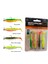 Cannibal Shad 6.8cm 3gr+5gr Dark Water 4ADET Hazır Silikon Yem Seti 1