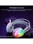 HT409 USB Kablolu RGB Aydınlatmalı Mikrofonlu Kulak Üstü Gaming Kulaklık Siyah 6