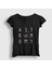 Kadın Siyah Uzay Bilim Astronomi Astronomy T-Shirt 1